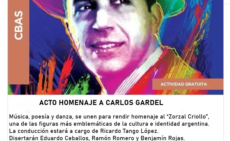 Salta rendirá homenaje a Carlos Gardel con una velada de música, poesía y danza