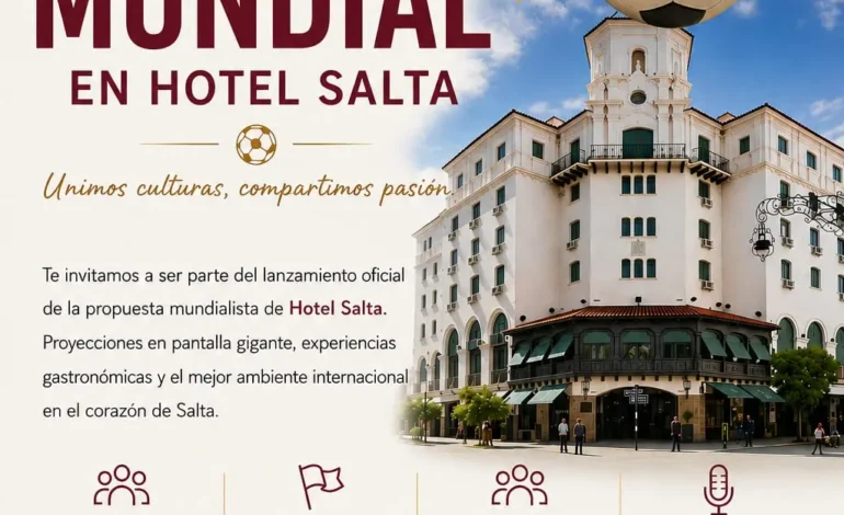 Hotel Salta lanza una propuesta mundialista para celebrar la diversidad cultural en la ciudad