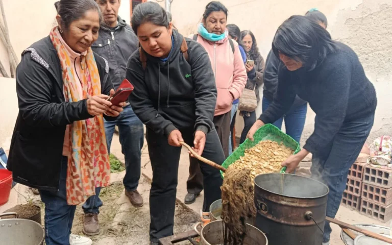 El ciclo de capacitaciones gratuitas “Legado Ancestral” llega al Mercado Artesanal de Salta con un Taller de Tintes Naturales