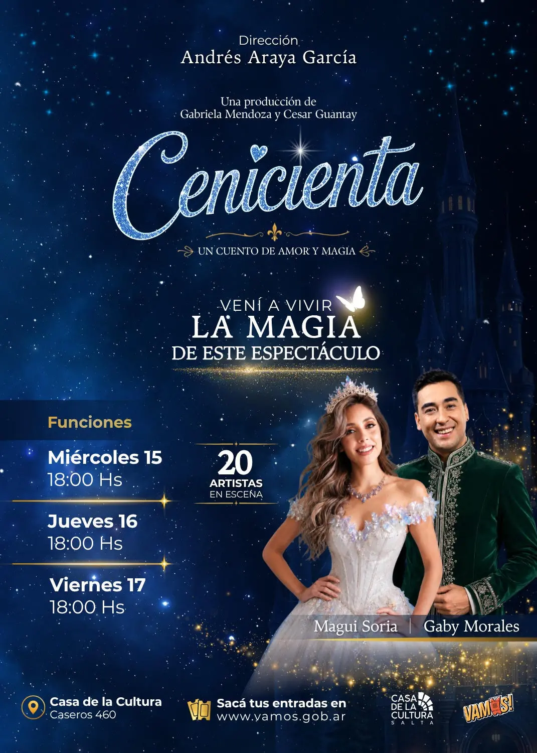 «Cenicienta, un cuento de amor y magia» en Jueves de Teatro