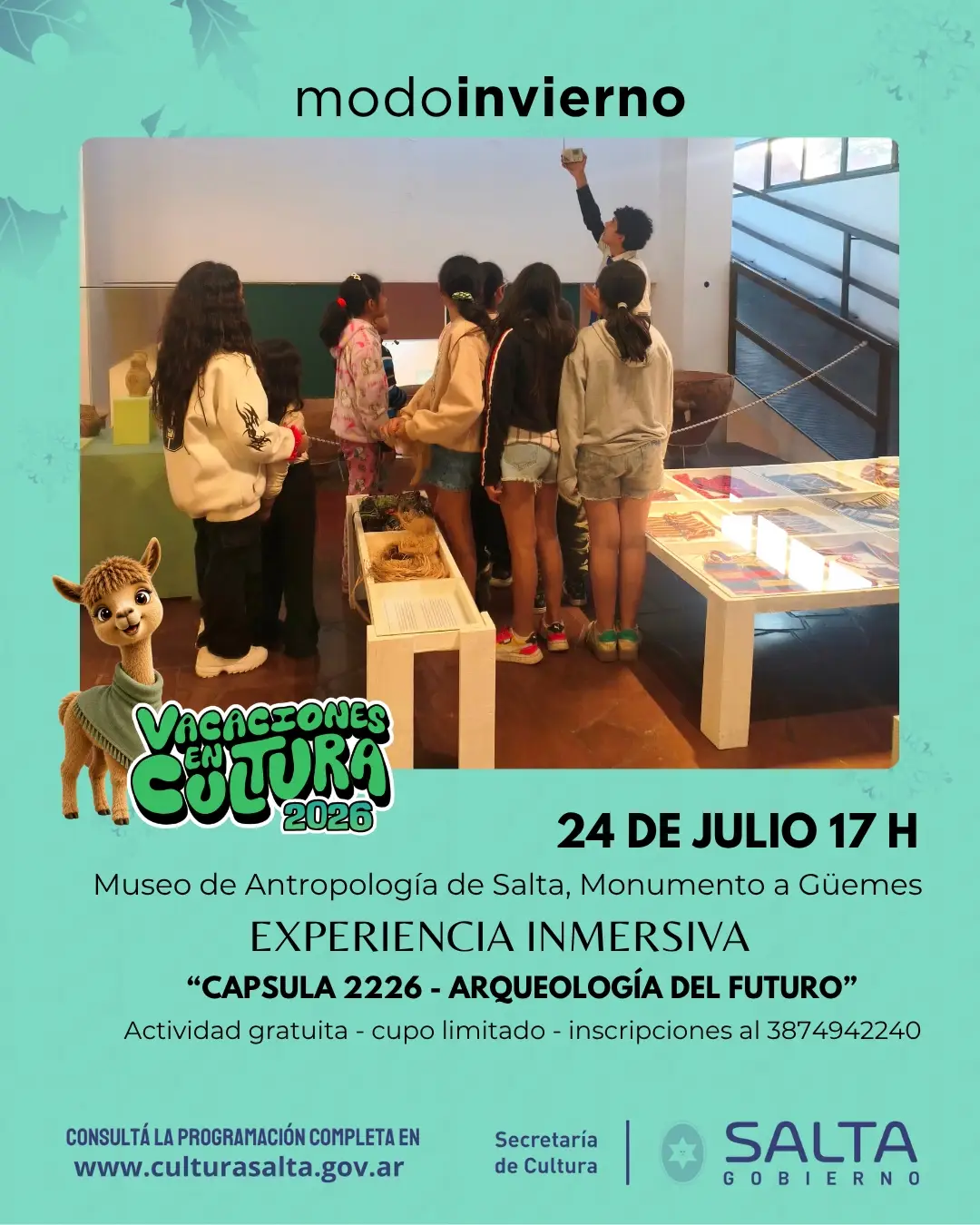 El Museo de Antropología propone un juego de roles para jóvenes durante Vacaciones en Cultura