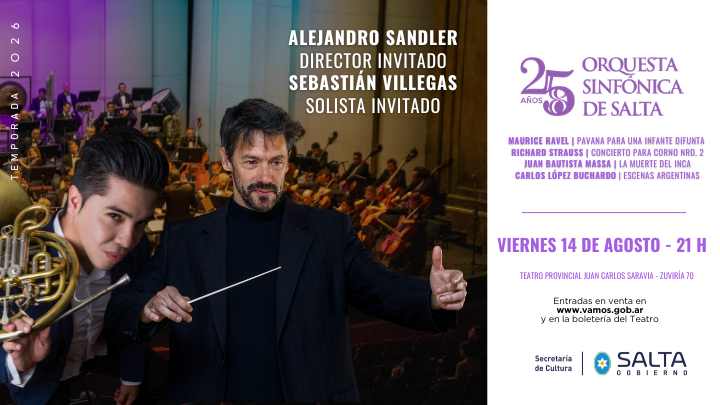 La Sinfónica llega con Ravel, Strauss y compositores argentinos