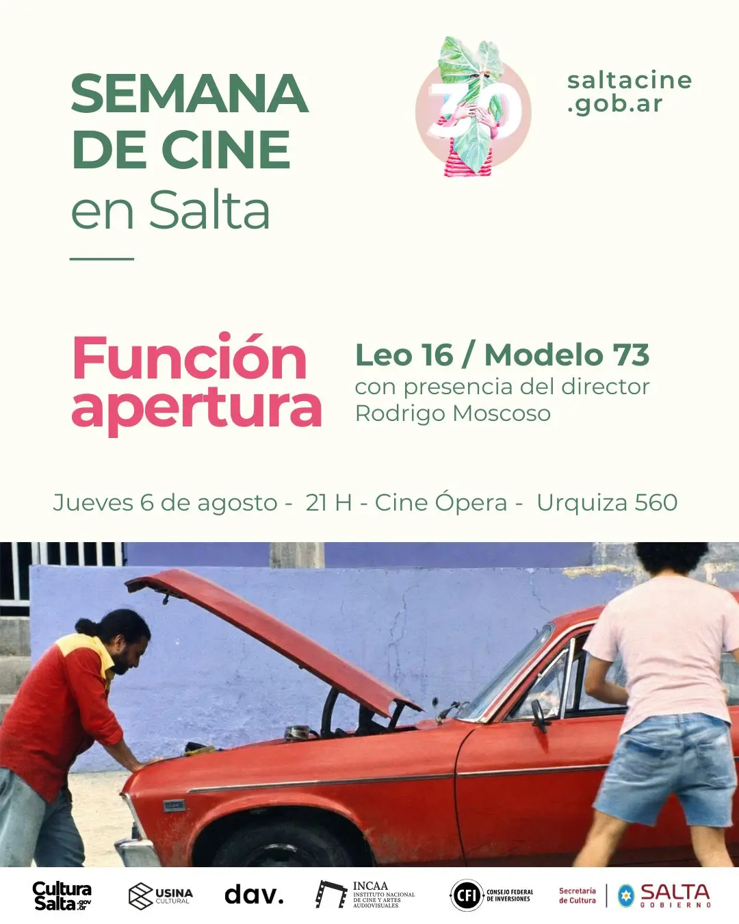 Comienza la 30° Semana de Cine en Salta