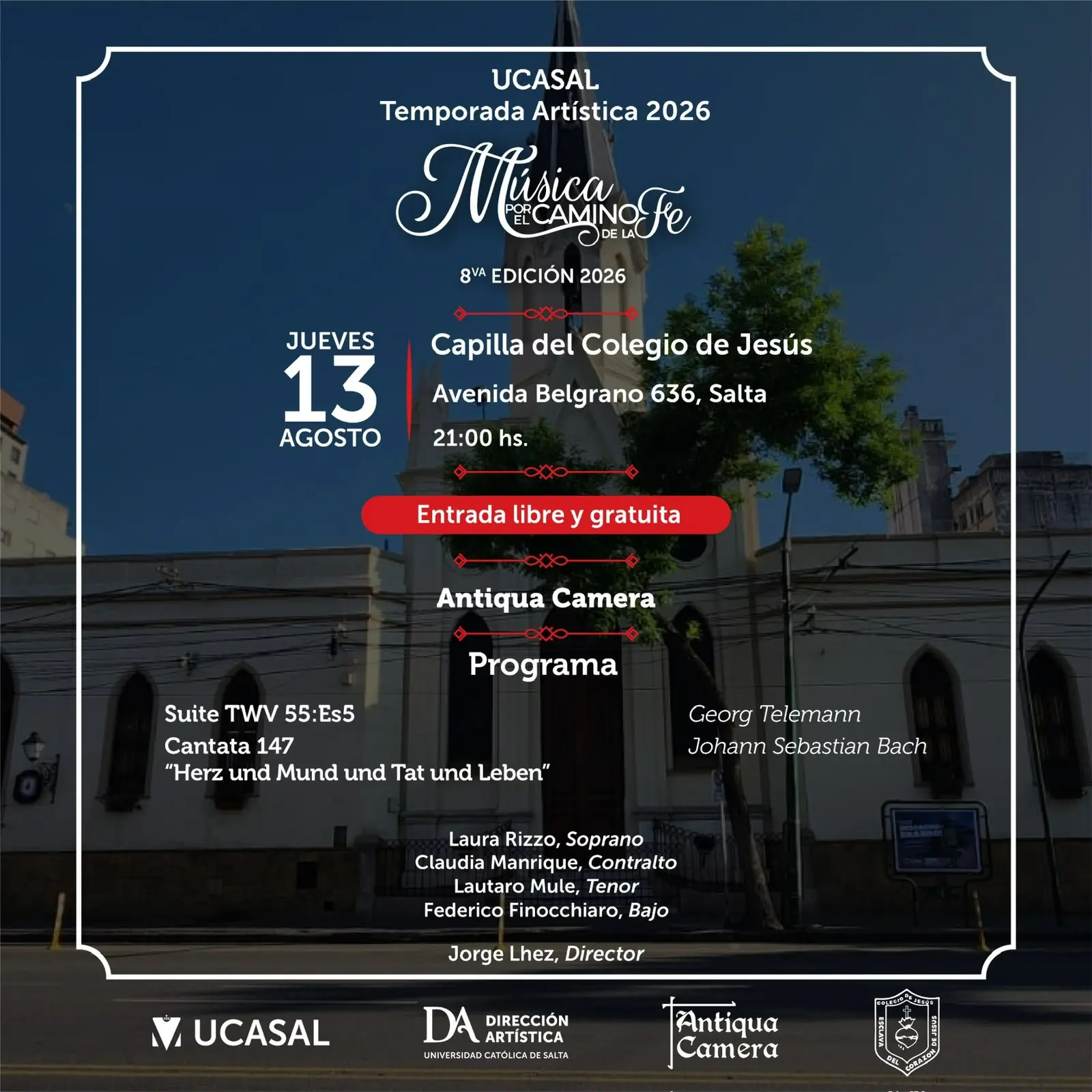 Música por el camino de la fe presenta su octava edición en Salta